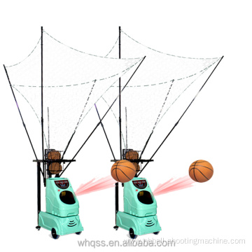 Basketball training machine basketball return system